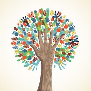 diversity hand tree